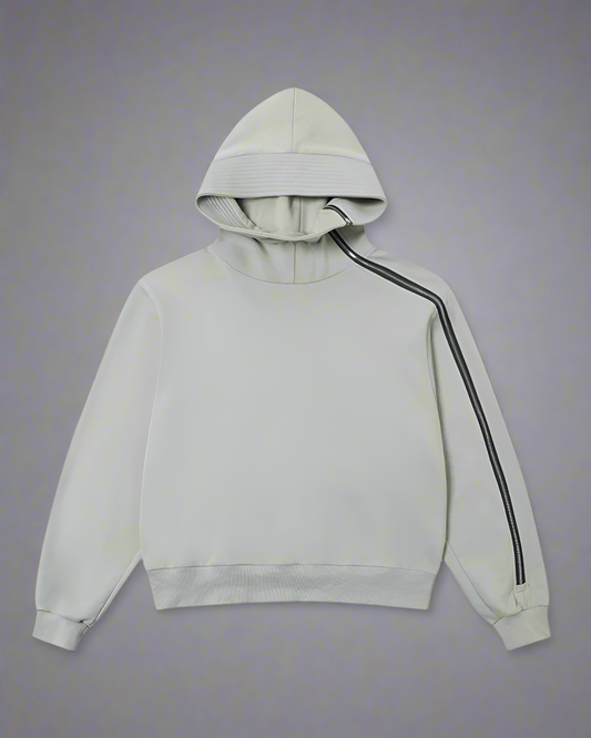 Edgy Asymmetrical Zip Hoodie