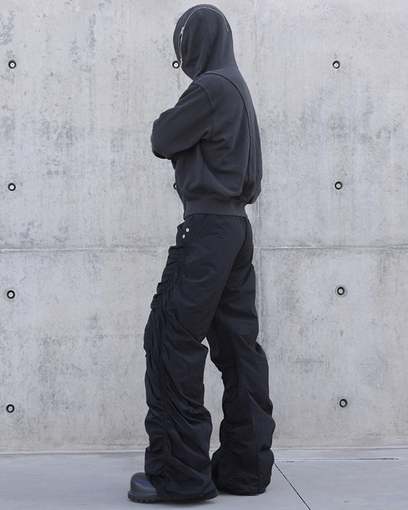 Stylish Pleated Spiral Trousers