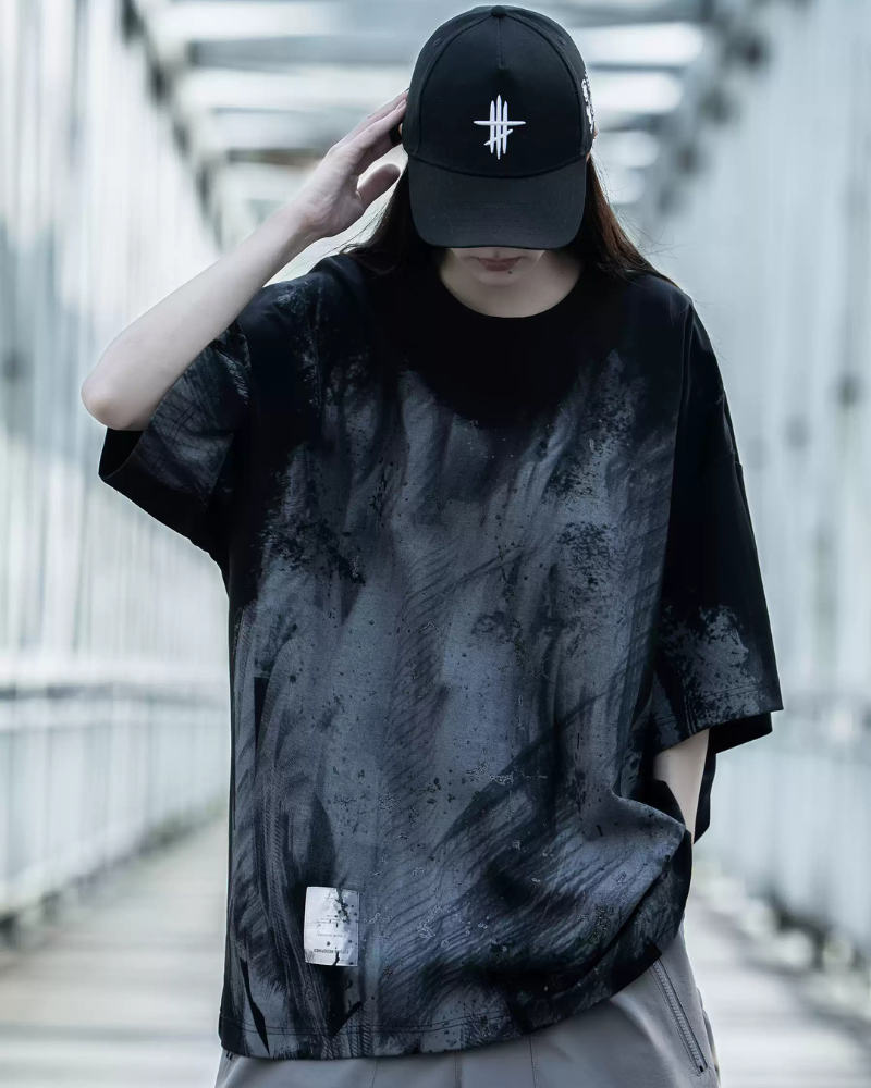 Colorful Tie-Dye Graphic T-Shirt