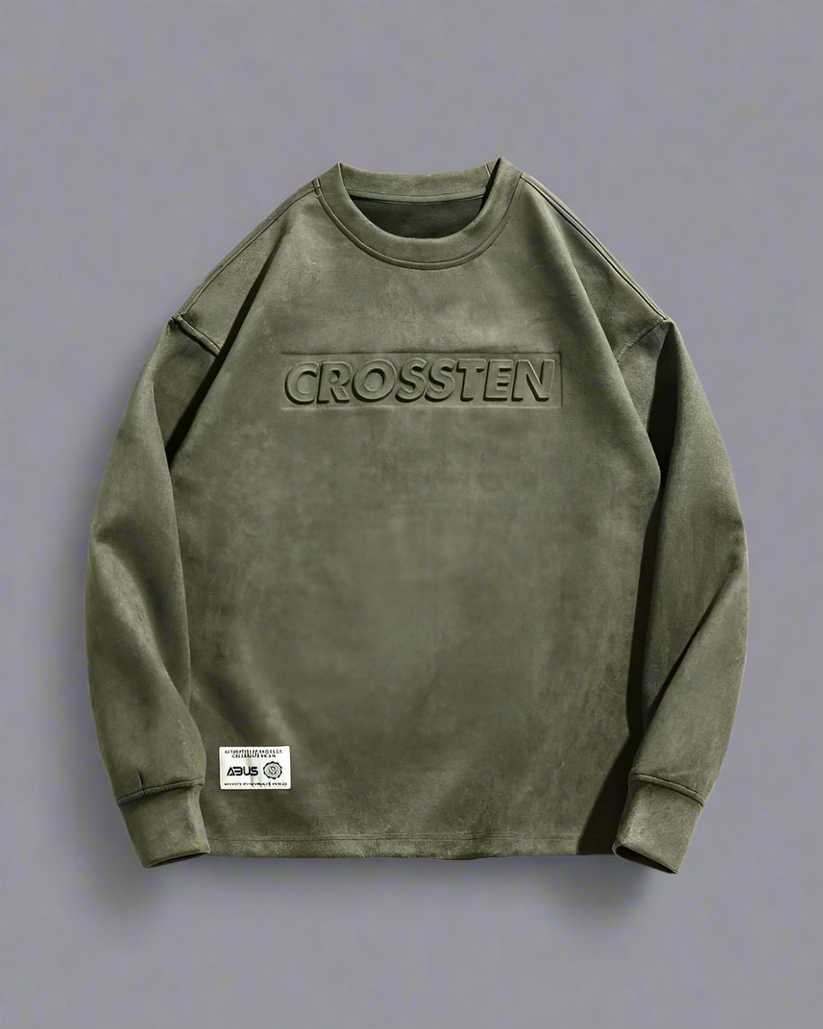 Retro Suede Oversized Hoodie