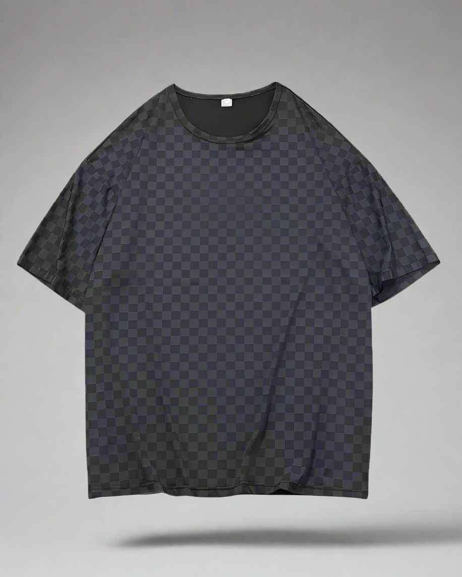 Stylish Checkerboard Summer Top