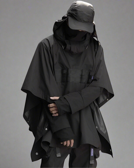 Futuristic Waterproof Samurai Cape