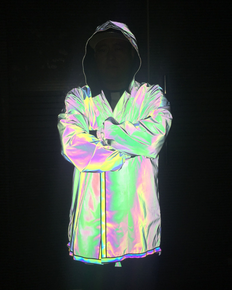 Eye-Catching Reflective Tech Jacket
