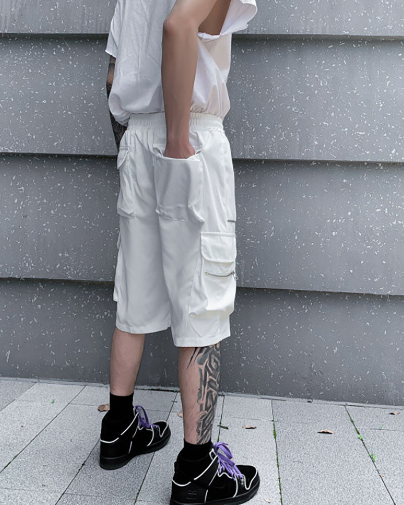 Lightweight Reflective Cargo Shorts