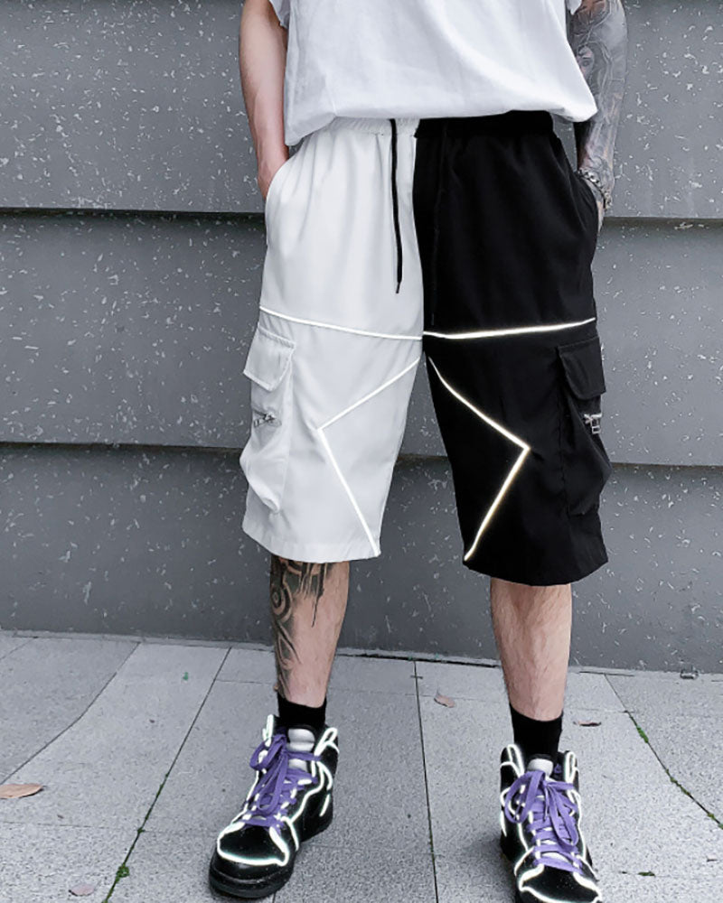 Lightweight Reflective Cargo Shorts