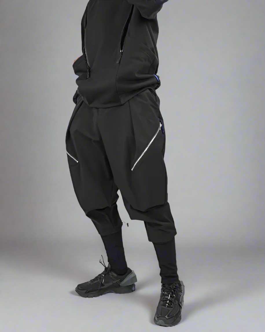 Chic Layered Hakama Trousers