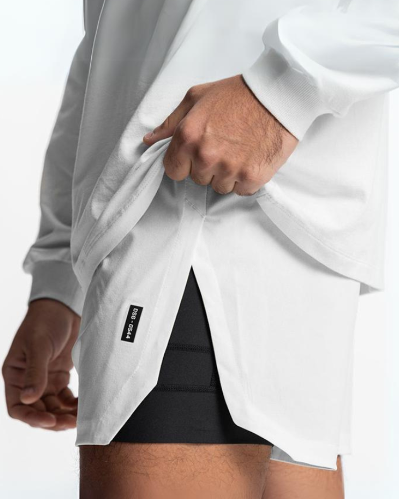 All-Day Comfort Double-Layer Shorts
