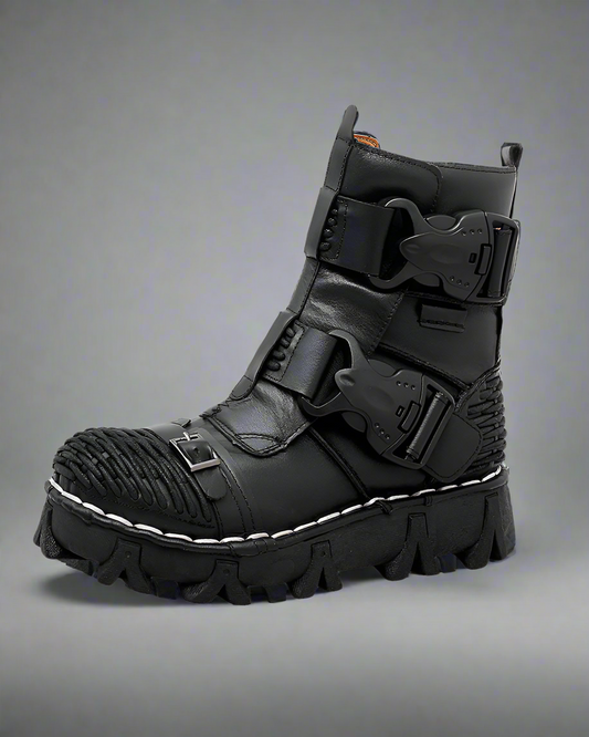 Versatile Buckle Techwear Boots