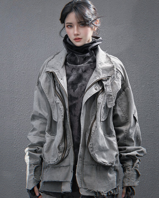 Rugged Vintage Paratrooper Jacket