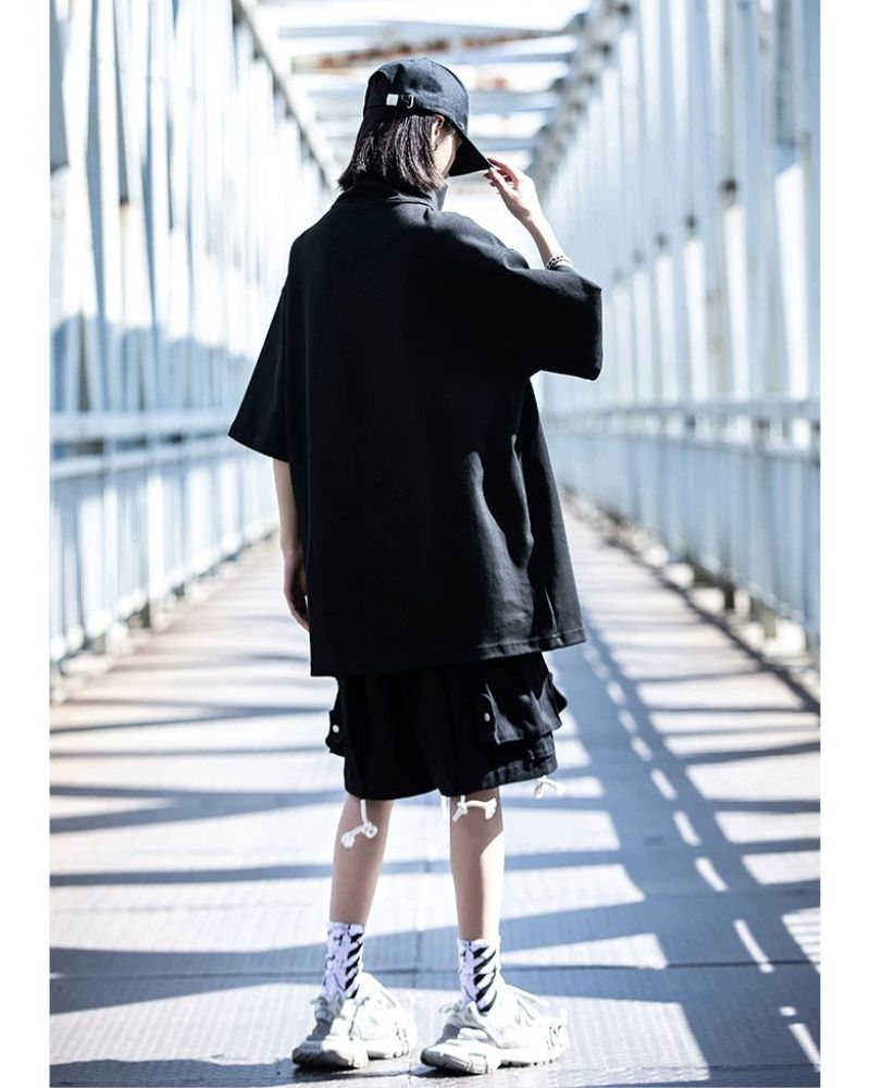 Chic High Neck Urban Top