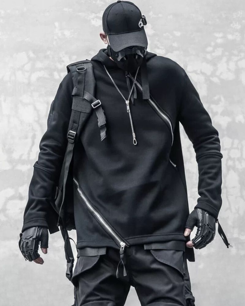 Dynamic Double Zip Hoodie