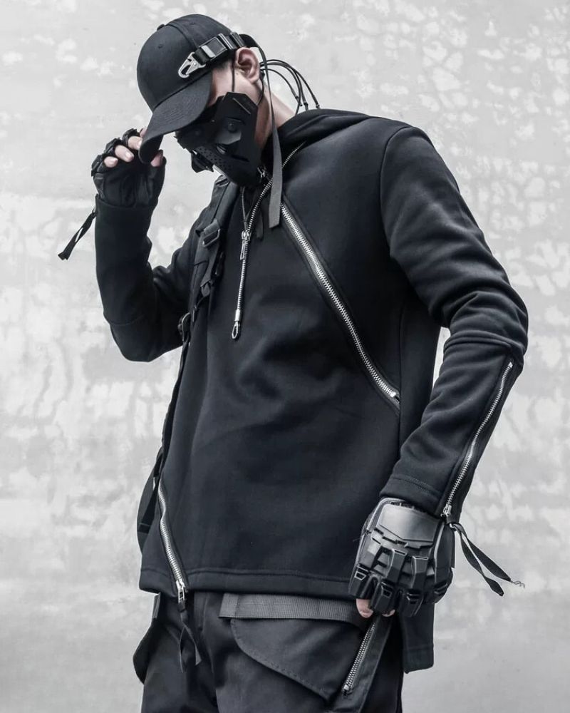 Dynamic Double Zip Hoodie