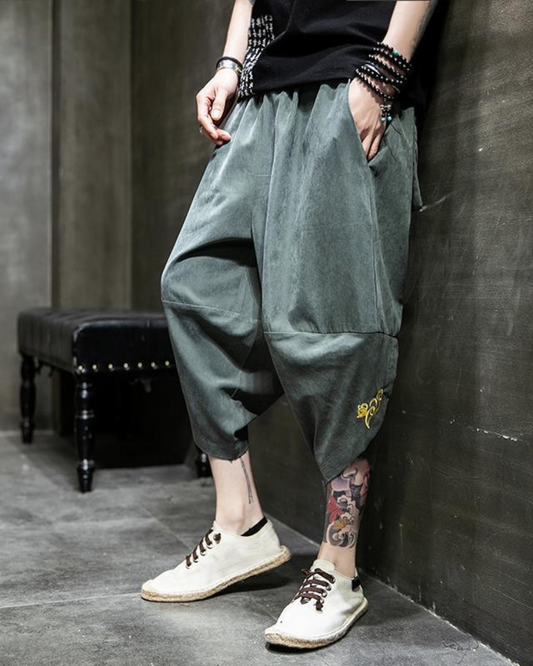Chic Japanese Cropped Hakama