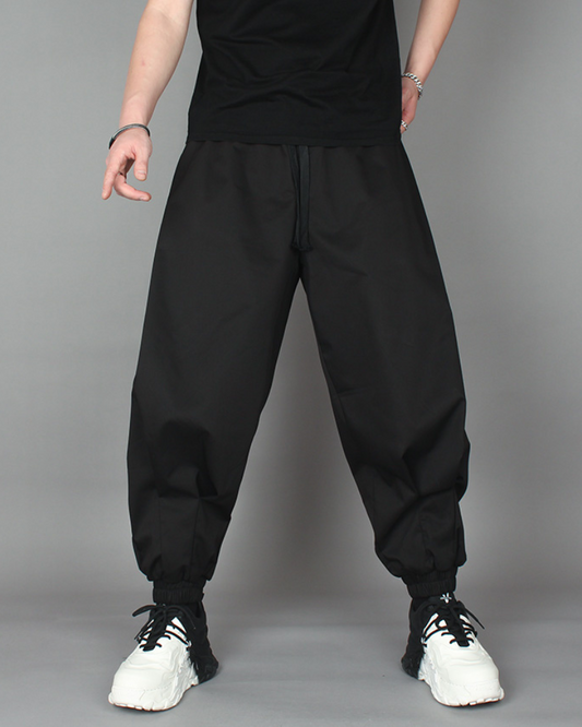 Chic Plaid Harem Trousers
