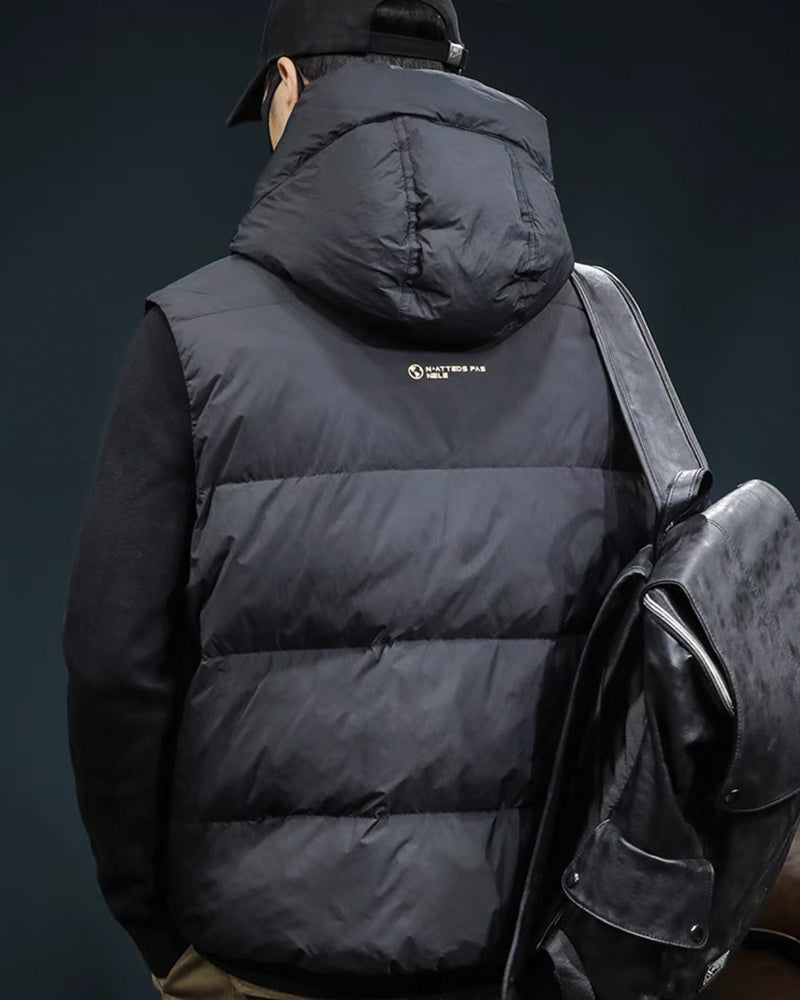 Stylish Stand Collar Winter Vest