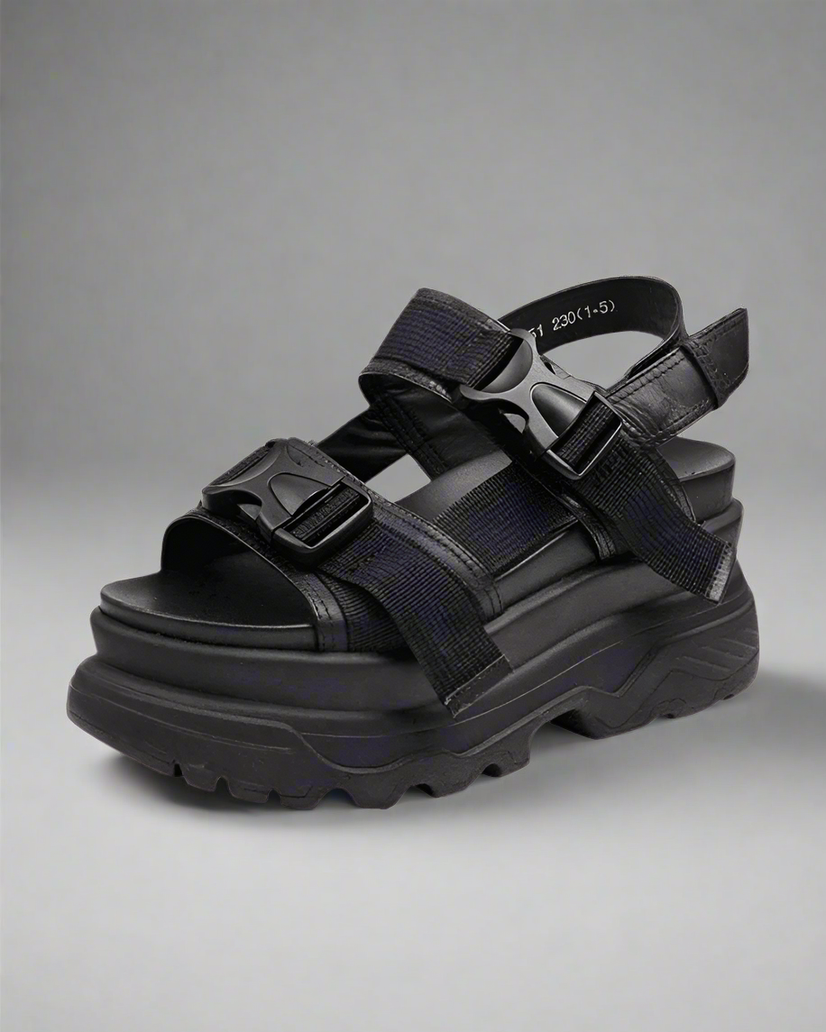 Stylish Platform Tech Sandals