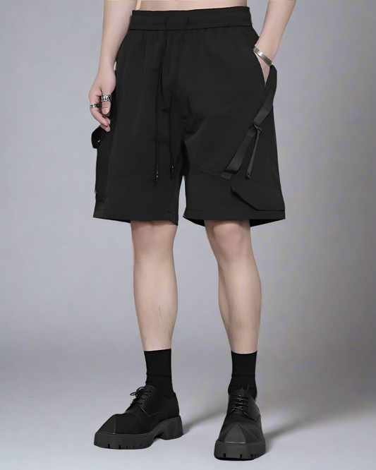Stylish Patchwork Cargo Shorts
