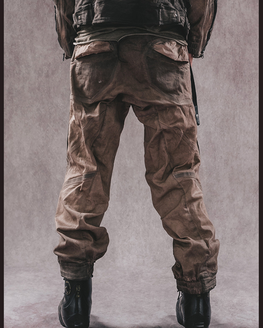 Adventure-Ready Distressed Cargo Pants