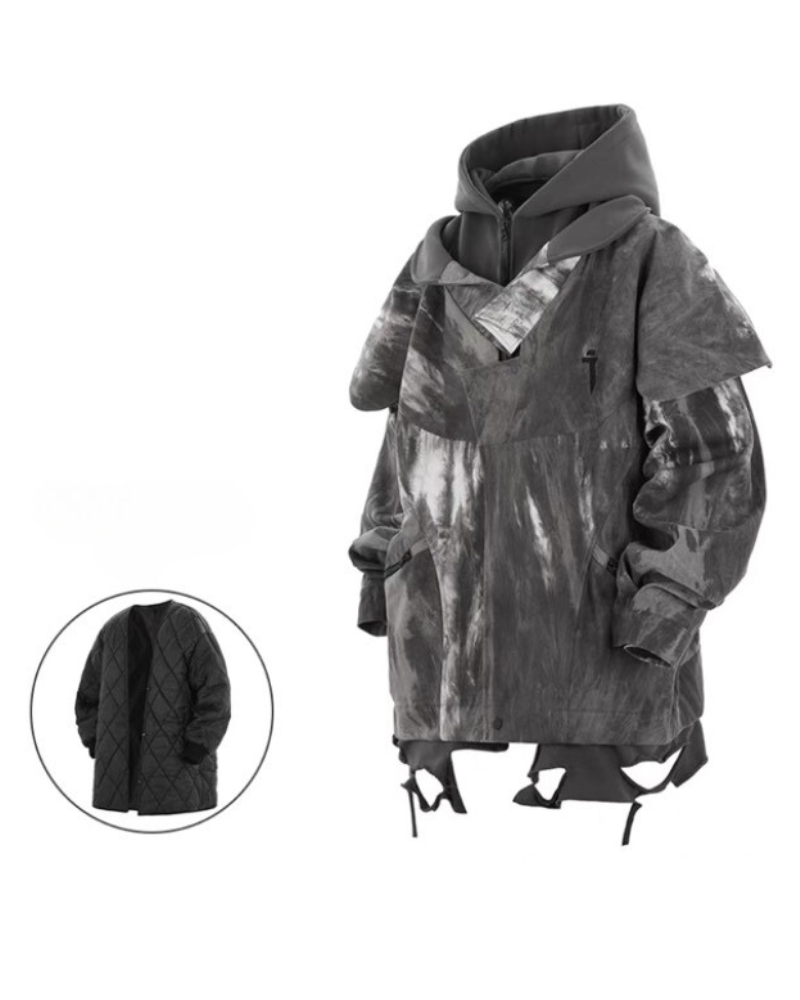 Chic Distressed Duo Jacket