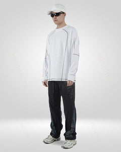 White Long Sleeve Sweatshirt