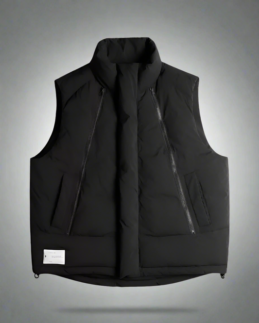 Snug Cotton Zipper Vest