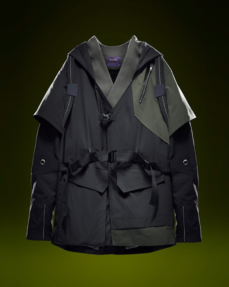 Futuristic Shadow Blade Jacket