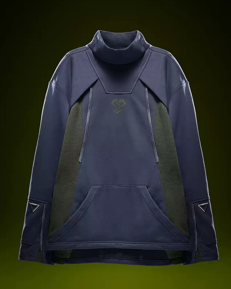 Futuristic Turtleneck Sweatshirt