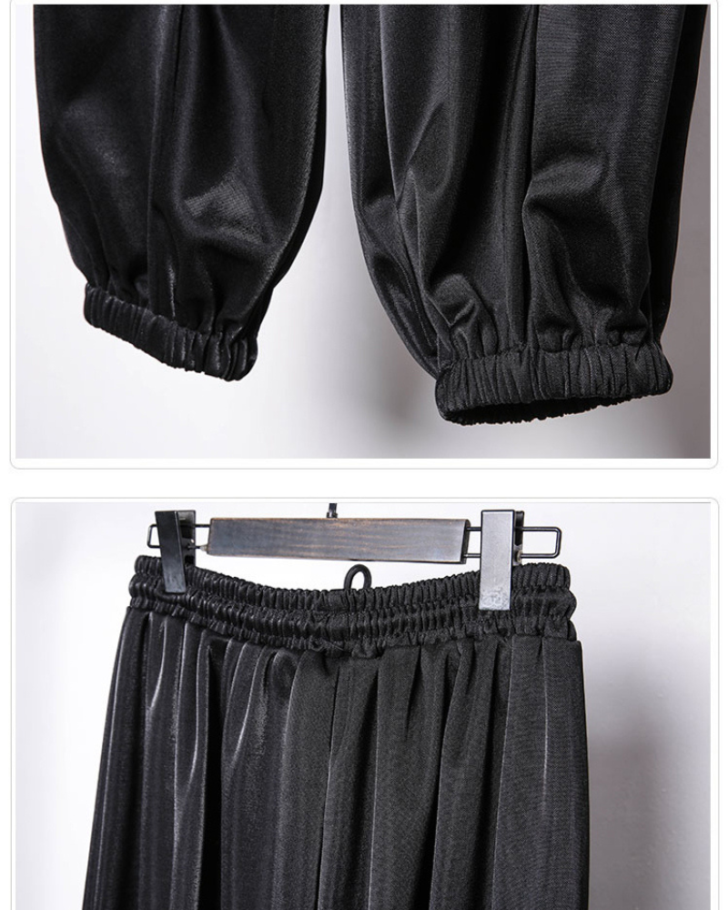 Trendy Draped Tapered Crops