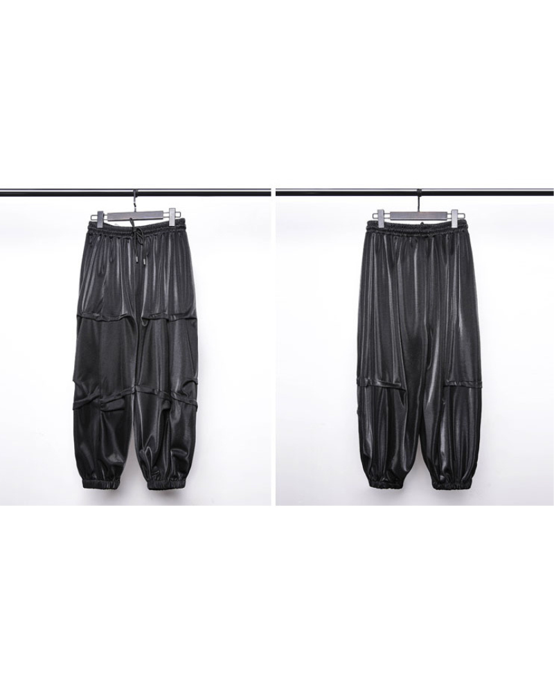 Trendy Draped Tapered Crops