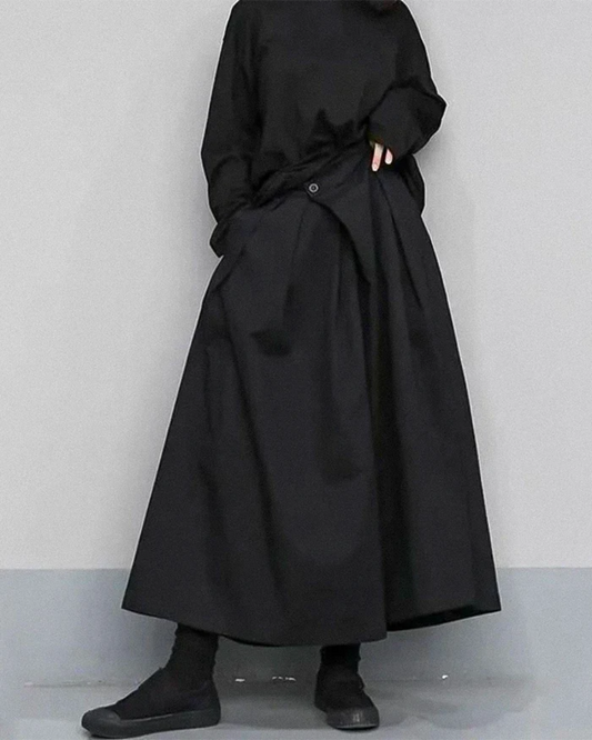 Trendy Wide-Leg Cropped Pants