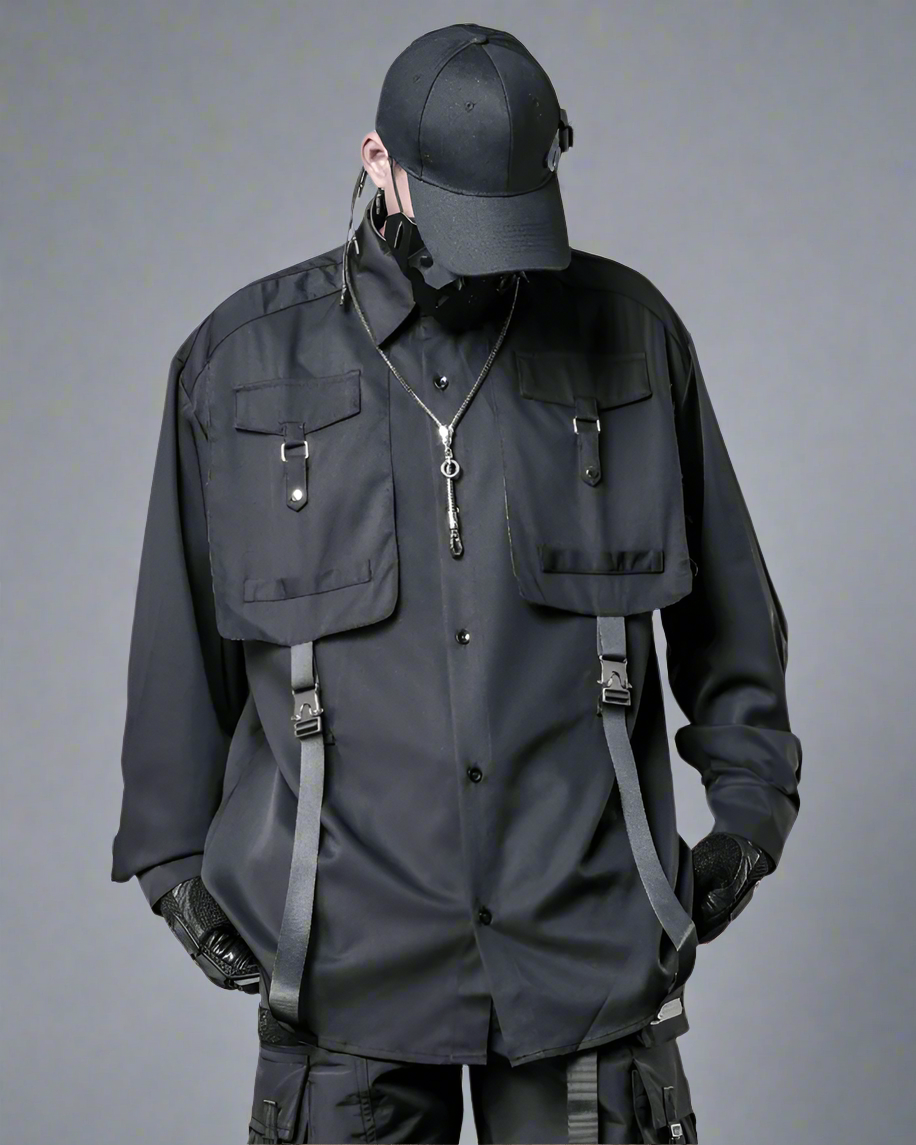 Adaptable Cargo Stitch Top - cargo shirt - Stylish Cargo Stitch Top for Versatile Outfits