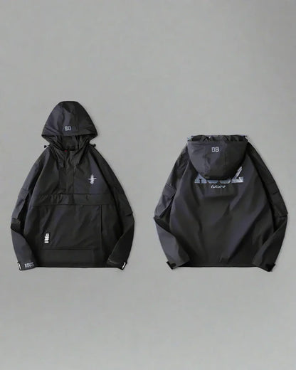 Adaptable Half-Zip Performance Pullover -  techwear - Stylish Half-Zip Pullover for Everyday Comfort