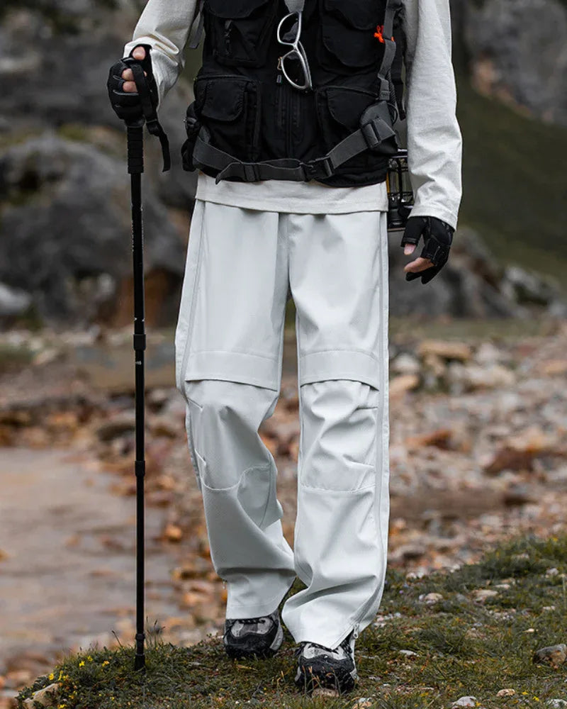 Adaptable Hiking Pants with Zipper -  ergonomic design - Adaptable Hiking Pants with Zipper for Comfort