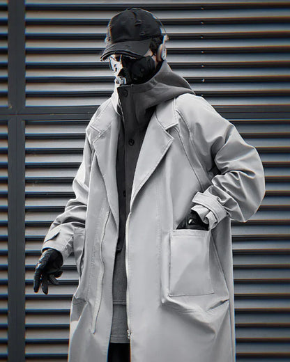 Adaptable Hooded Tech Jacket - stylish hooded coat - Stylish Detachable Hooded Tech Jacket