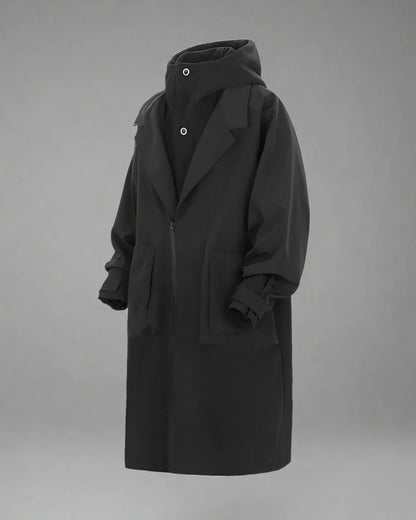 Adaptable Hooded Tech Jacket -  techwear - Stylish Detachable Hooded Tech Jacket
