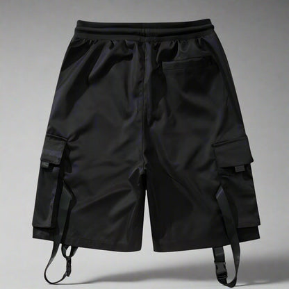 Adaptable Utility Ribbon Shorts - shorts - Adaptable Utility Ribbon Shorts for Summer Comfort