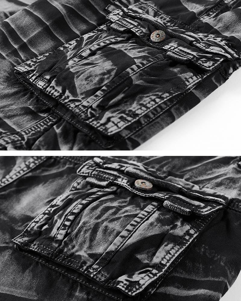 Adaptive Camo Utility Shorts -  utility shorts - Versatile Camo Utility Shorts for Any Adventure