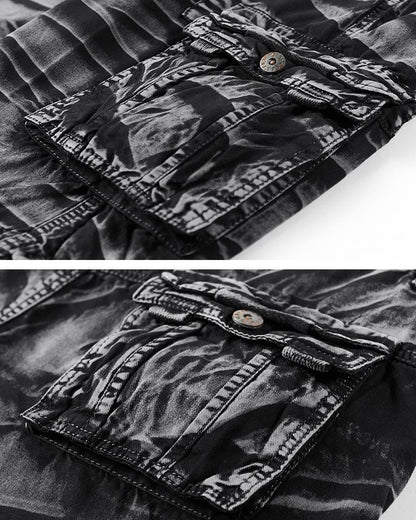 Adaptive Camo Utility Shorts -  utility shorts - Versatile Camo Utility Shorts for Any Adventure