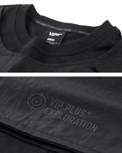 Adaptive Pocket Tee for All -  black casual wear - Adaptive Pocket Tee in Black for Everyday Wear