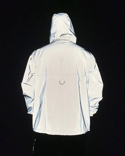 Adaptive Reflective Hoodie Jacket -  stylish urban wear - Adaptive Reflective Hoodie Jacket for Urban Style
