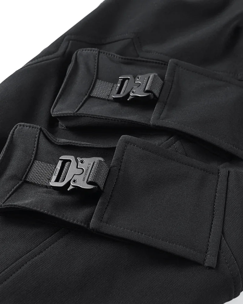 Adaptive Tech Cargo Shorts -  multi-pocket - Stylish Adaptive Tech Cargo Shorts for Active Days