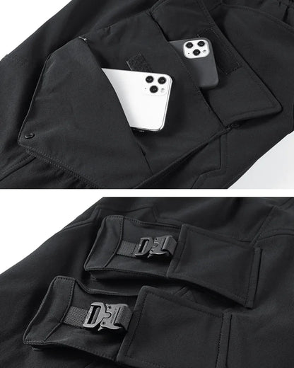 Adaptive Tech Cargo Shorts -  stylish utility shorts - Stylish Adaptive Tech Cargo Shorts for Active Days