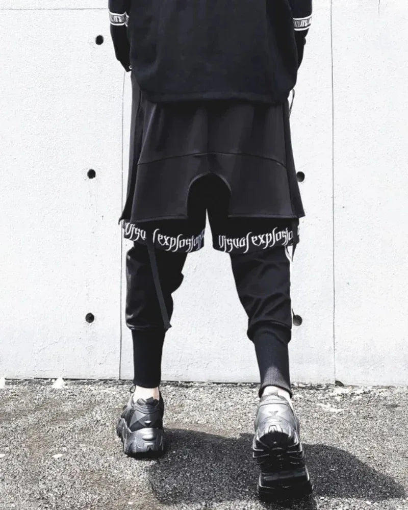 Advanced Stealth Performance Trousers -  black trousers - Futuristic Stealth Performance Cargo Pants