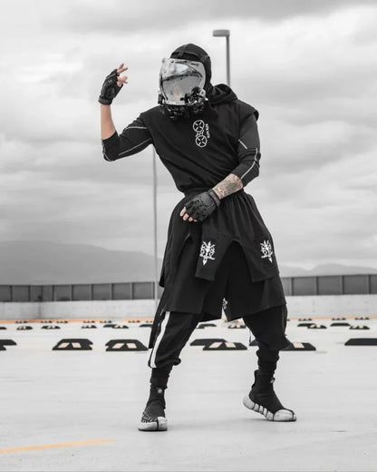 Advanced Stealth Performance Trousers -  comfortable stretchy pants - Futuristic Stealth Performance Cargo Pants