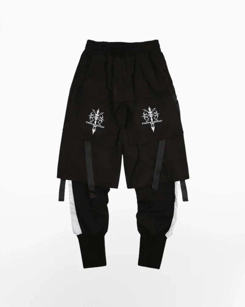 Advanced Stealth Performance Trousers - futuristic cargo pants - Futuristic Stealth Performance Cargo Pants