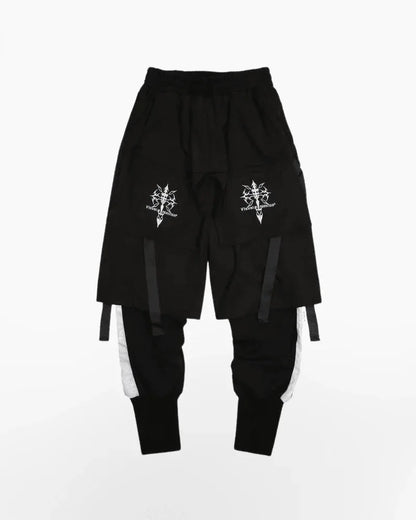 Advanced Stealth Performance Trousers - futuristic cargo pants - Futuristic Stealth Performance Cargo Pants