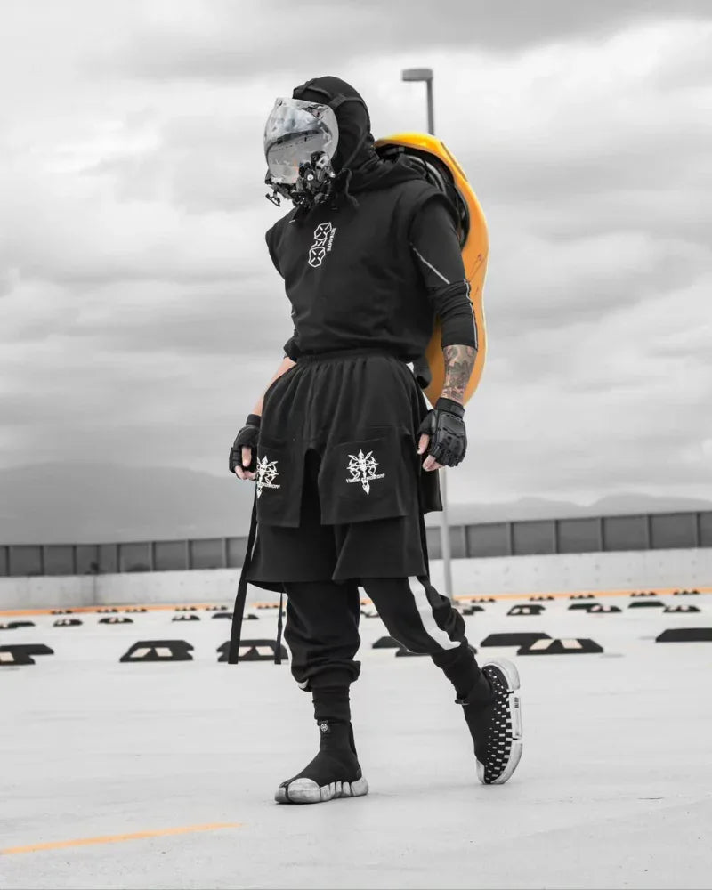Advanced Stealth Performance Trousers -  stealth trousers - Futuristic Stealth Performance Cargo Pants