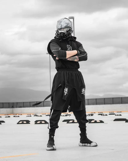 Advanced Stealth Performance Trousers -  techwear - Futuristic Stealth Performance Cargo Pants