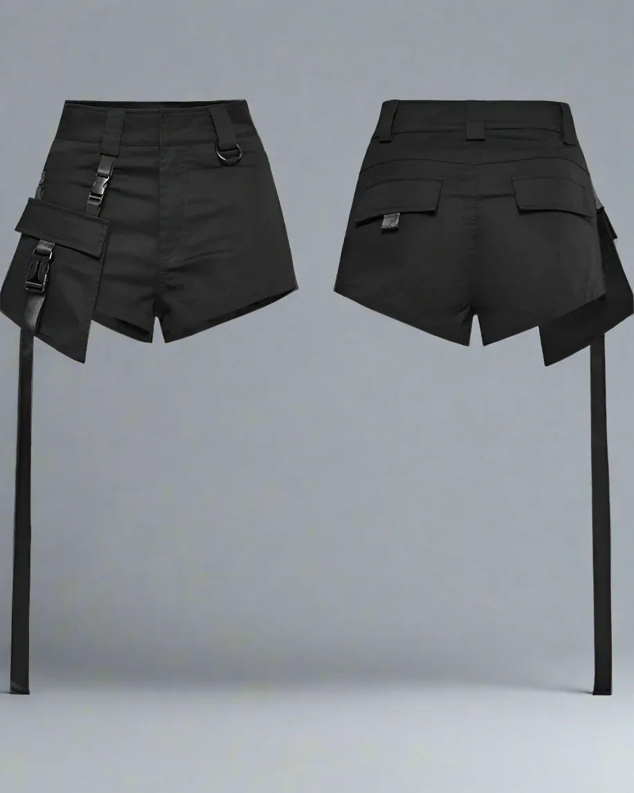 Adventure-Ready Cargo Shorts -  removable pockets shorts - Lightweight Women's Cargo Shorts for Summer Style