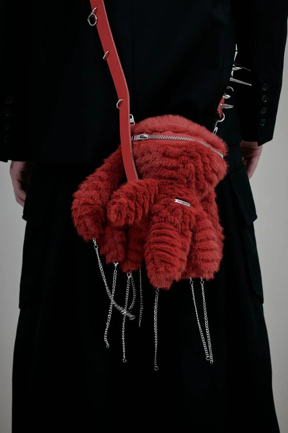 Adventure-Ready Creature Crossbody -  crossbody - Playful Plush Creature Crossbody Bag for Adventures